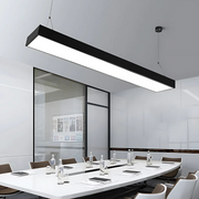 Lampadario a sospensione LED DARIN, 120cm, 23W, Altezza Regolabile, Luce Fredda, Lampadari Moderni Nero Titolo predefinito Alessandro Design