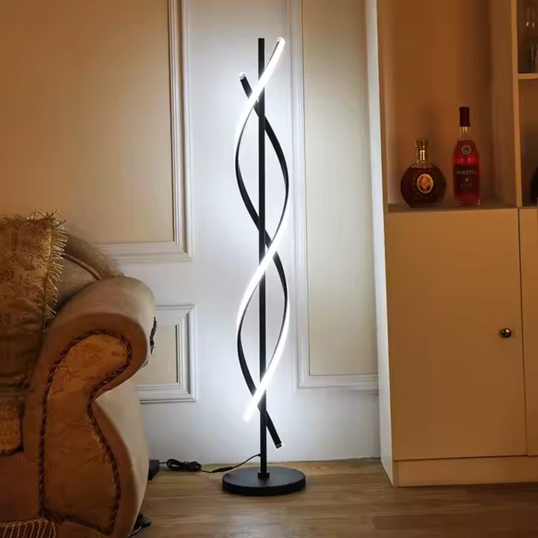 Lampada LED Upsilon, 27W, 3000K/ 4000K/ 6000K, metallo e acrilico, Veioze nero e titolo predefinito Alessandro Design