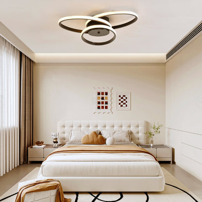 Lampadario a LED con telecomando ECATERINA 27W, Luce Fredda/Calda/Neutra, Dimmerabile, Nero Lampadari a LED con telecomando Titolo predefinito Alessandro Design