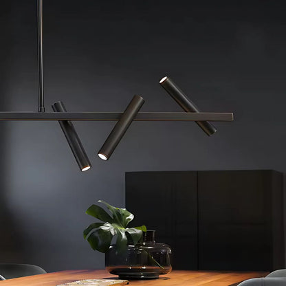 Lampadario LED Harman, 23W, 6 Sorgenti, Luce Neutra, Nero Lampadari Moderni Titolo predefinito Alessandro Design