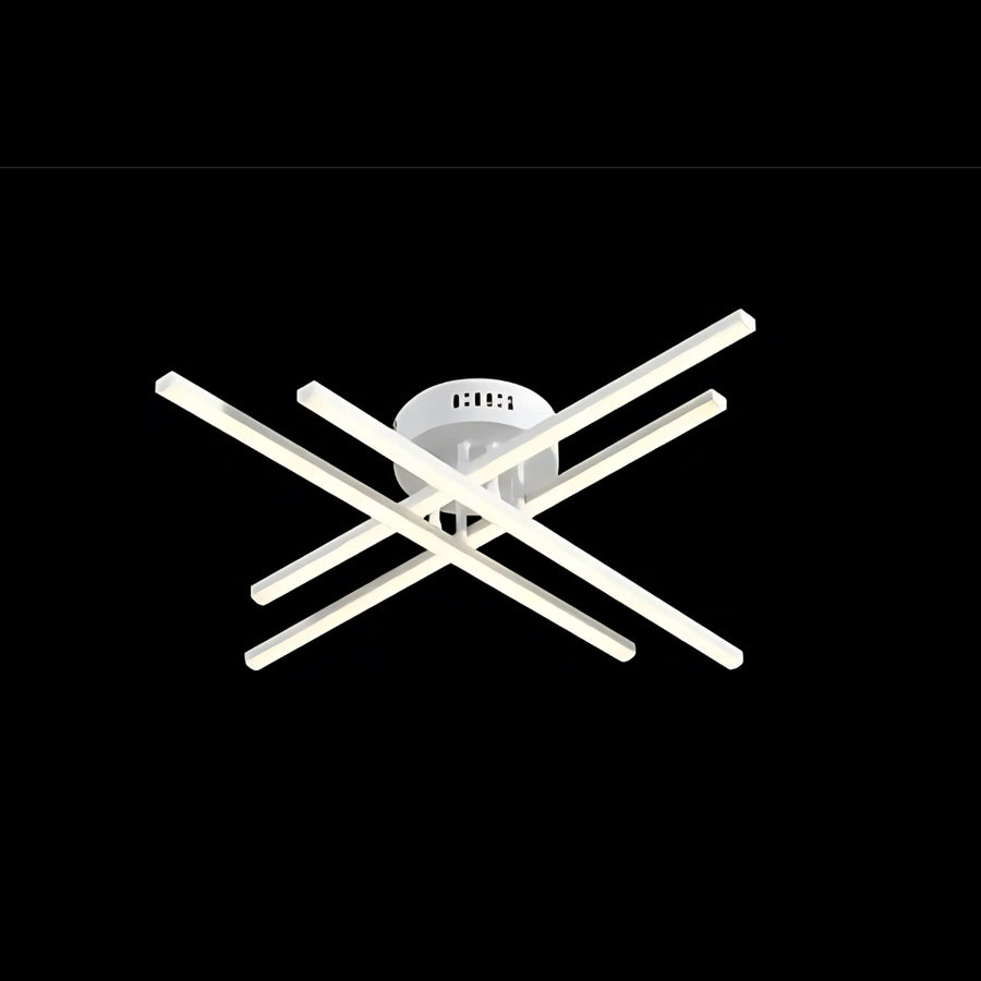 Lampadario LED con Telecomando GIO, 54W, 4 Elementi, Luce Fredda/Calda/Neutra, Dimmerabile, Lampadario LED Bianco con Telecomando Titolo predefinito Alessandro Design