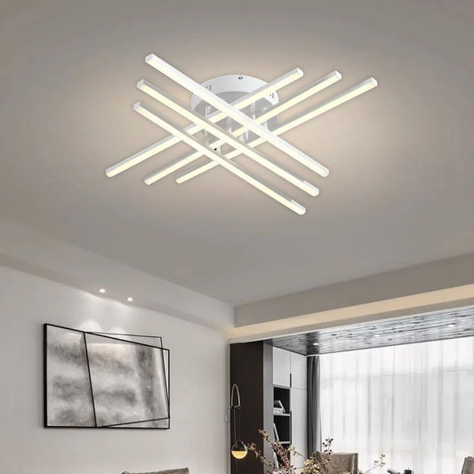Lampadario LED con Telecomando, GIO, 81W, Luce Fredda/Calda/Neutra, Lampadario LED Bianco con Telecomando Titolo predefinito Alessandro Design