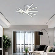 Lampadario LED con Telecomando GIO, 90W, 5 Elementi, Luce Fredda/Calda/Neutra, Dimmerabile, Lampadario LED Bianco con Telecomando Titolo predefinito Alessandro Design