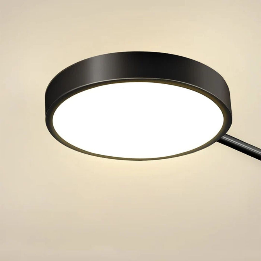 Lampadario LED con Telecomando LT721/8BK+GD, 44W, 8 Elementi, Luce Calda/Fredda/Neutra, Dimmerabile, Nero/Oro Lampadari LED con Telecomando Titolo predefinito Alessandro Design