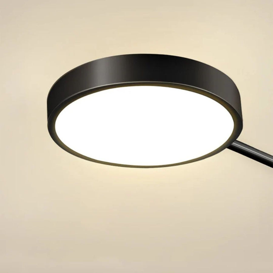 Lampadario LED con Telecomando LT721/8BK+GD, 44W, 8 Elementi, Luce Calda/Fredda/Neutra, Dimmerabile, Nero/Oro Lampadari LED con Telecomando Titolo predefinito Alessandro Design