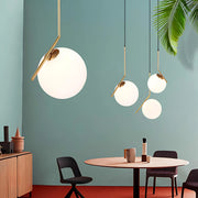 Lustra LOFT Haven, 1x E27, Alb Auriu, Metal, Inaltime Reglabila, Modern Lustre Moderne Default Title Alessandro Design