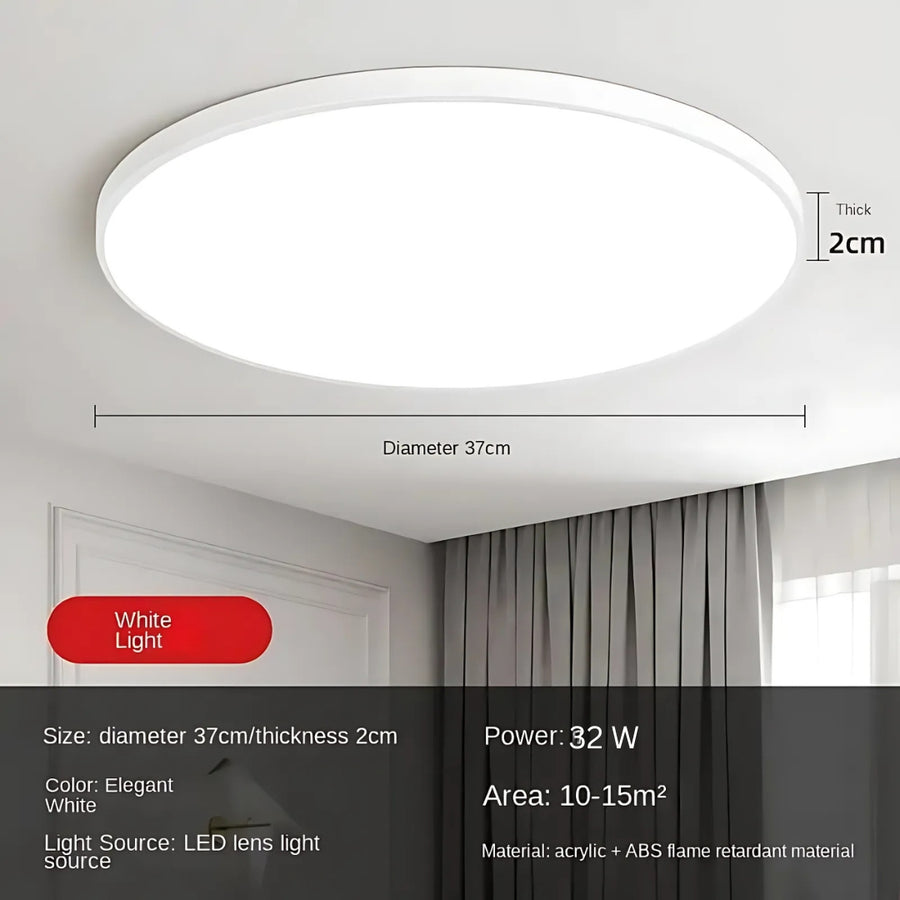 SOLIS Plafoniera LED 37cm 33W Luce Fredda Plafoniere LED Bianco Titolo predefinito Alessandro Design