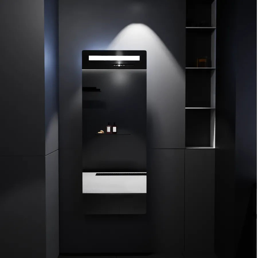 Specchio rettangolare a LED, 60x150 cm, Marcello Touch Dressing Couture Specchi da toilette Titolo predefinito Alessandro Design
