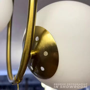 LOFT Atelier Lampadario, 2x E27, Oro Bianco, Metallo, Altezza Regolabile Lampadari Moderni Titolo predefinito Alessandro Design