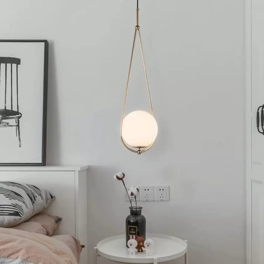 Lampadario LOFT Haven, 1x E27, oro bianco, metallo, altezza regolabile Lampadari moderni Titolo predefinito Alessandro Design