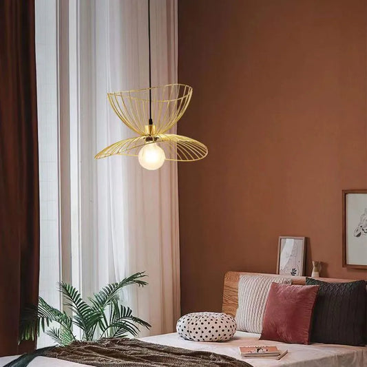 Ciondolo Egemen 1x E27, Metallo, Lustro Oro Industriale Titolo predefinito Alessandro Design