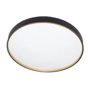 Plafoniera LED Fantas 24W, Rotonda, Abs, Plafoniere LED Bianco e Nero Titolo predefinito Alessandro Design