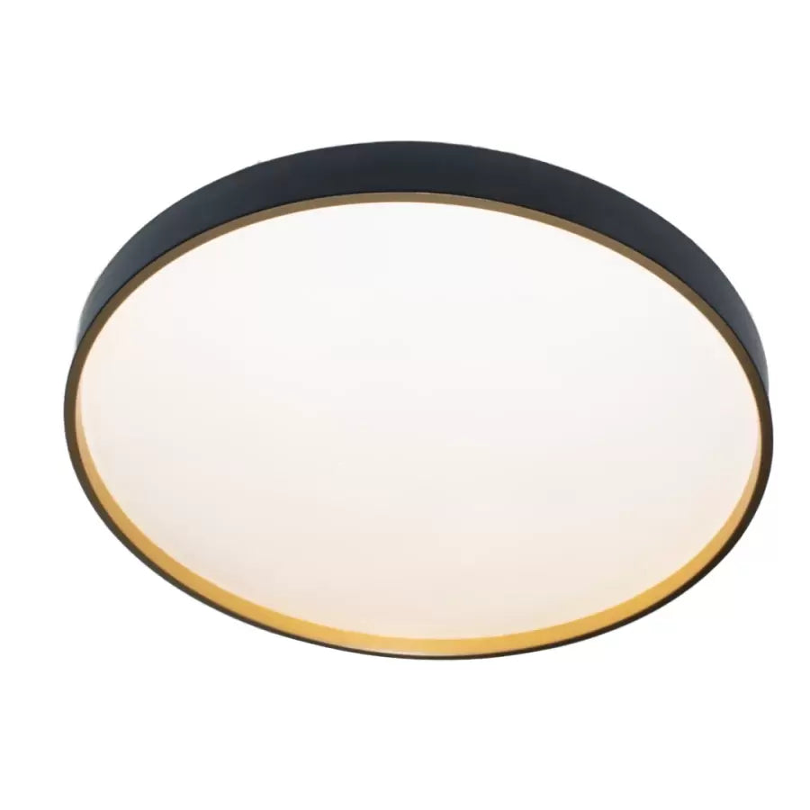 Plafoniera LED Fantas 24W, Rotonda, Abs, Plafoniere LED Bianco e Nero Titolo predefinito Alessandro Design