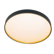 Plafoniera LED Fantas 24W, Rotonda, Abs, Plafoniere LED Bianco e Nero Titolo predefinito Alessandro Design