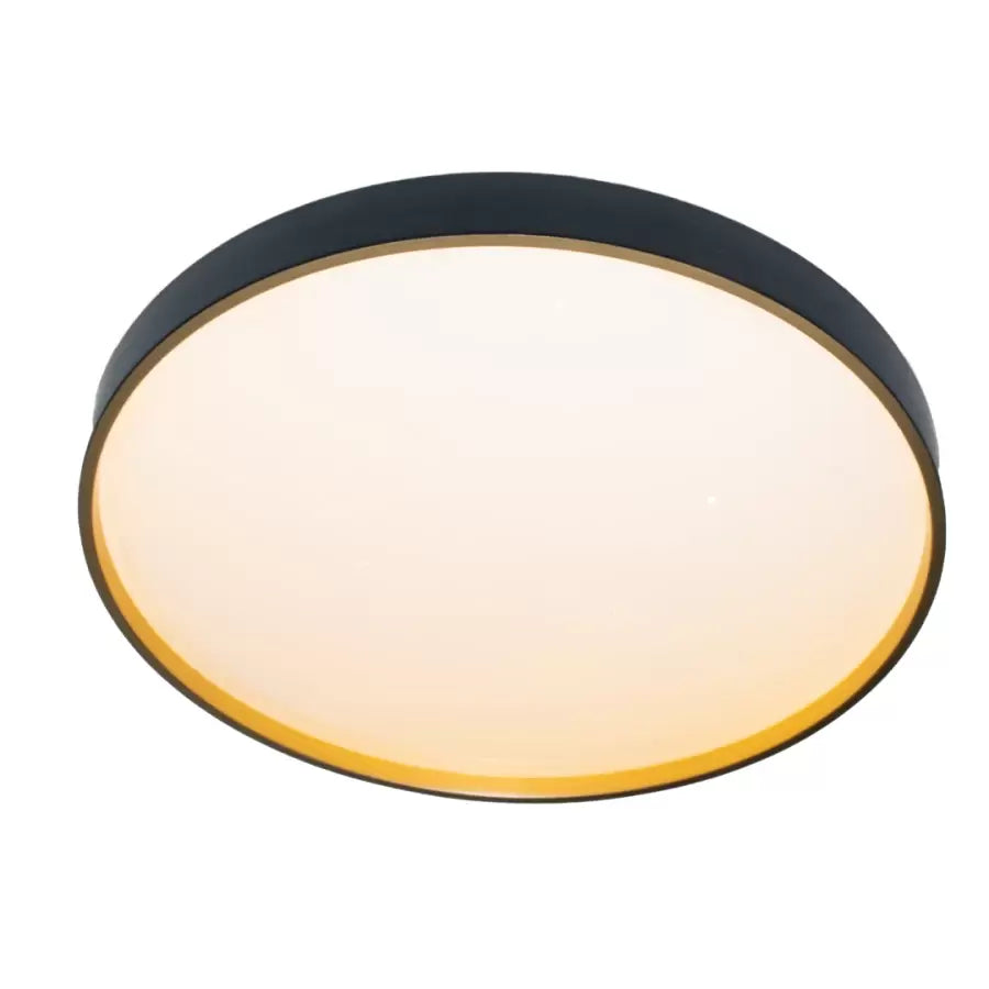 Plafoniera LED Fantas 24W, Rotonda, Abs, Plafoniere LED Bianco e Nero Titolo predefinito Alessandro Design
