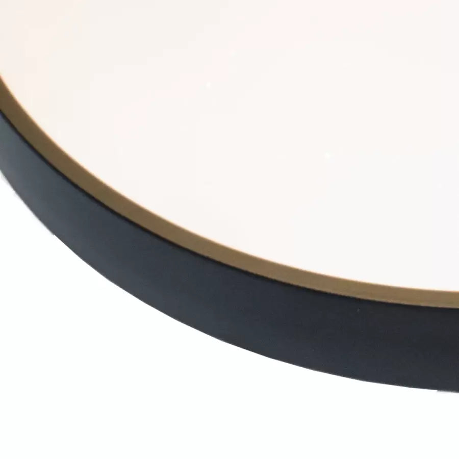 Plafoniera LED Fantas 24W, Rotonda, Abs, Plafoniere LED Bianco e Nero Titolo predefinito Alessandro Design