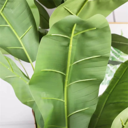 Pianta artificiale di banana giapponese, 3 rami, senza vaso 190 cm Piante artificiali verdi da interno Titolo predefinito Alessandro Design