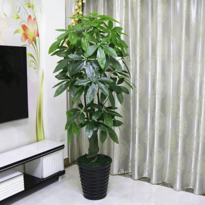 Pianta artificiale Schefflera arboricola, senza vaso, 150 cm Verde Titolo predefinito Alessandro Design