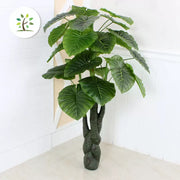 Pianta Artificiale Alocasia odora, senza vaso, 150 cm Piante Artificiali da Interno Verdi Titolo predefinito Alessandro Design