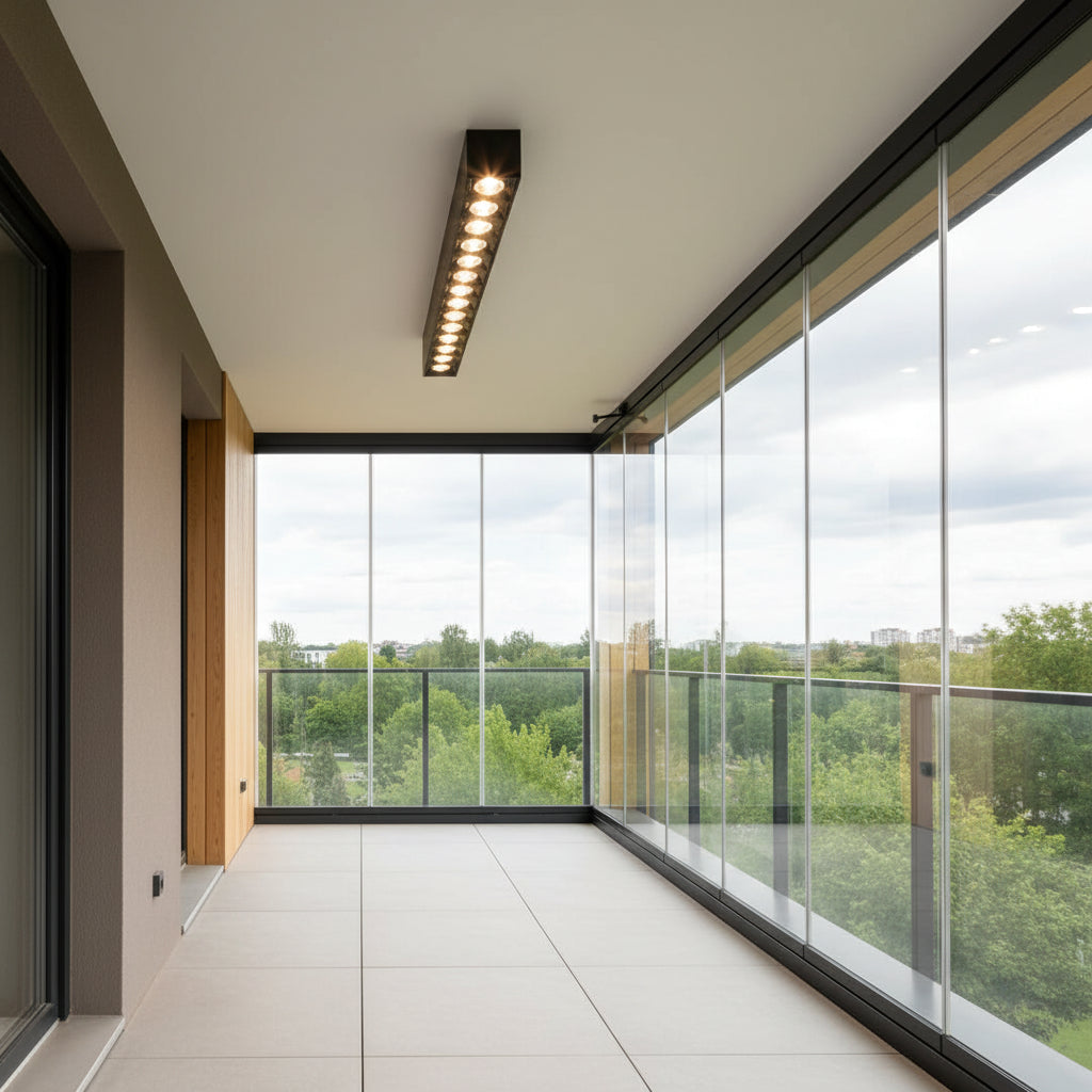 Proiettore Lineare LED Grid Applicata 15W, Luce Neutra 4000K, 10 sorgenti, Plafoniere LED 27 x 3,5 x 6,5 cm Titolo predefinito Alessandro Design
