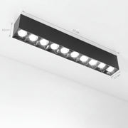 Proiettore Lineare LED Grid Applicata 15W, Luce Neutra 4000K, 10 sorgenti, Plafoniere LED 27 x 3,5 x 6,5 cm Titolo predefinito Alessandro Design