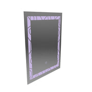 Specchio rettangolare a LED, 60x80 cm, Deco Frame Basic Touch