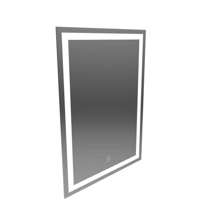 Specchio LED rettangolare, 60x80 cm, FRAME Basic Touch