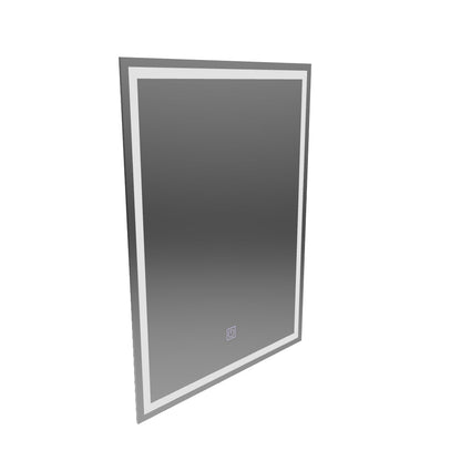 Specchio LED rettangolare, 50x70 cm, FRAME Basic Touch