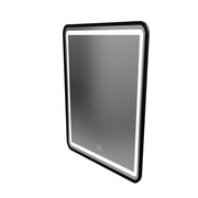 Specchio rettangolare a LED, 60x80 cm, paralume Basic Touch