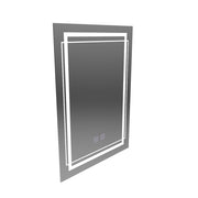 Specchio LED rettangolare, 60x80 cm, KOVEN Touch, Luce Fredda, Sistema Demister, Dimmerabile