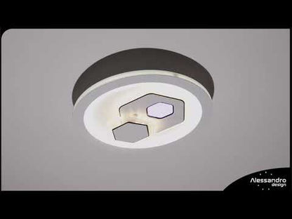Lampadario a LED KATHLEEN RGB 16W, Luce Calda/Neutra, Bianco