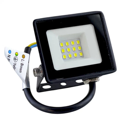 Proiettori LED 10W 6000K IP65 220-230V 12 sorgenti Corpo Nero Metallizzato