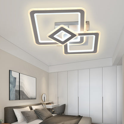Horetensia Lampadario LED con Telecomando, 116W, Dimmerabile, Luce Calda/Neutra/Fredda, Lampadari LED Bianchi con Telecomando Titolo predefinito Alessandro Design