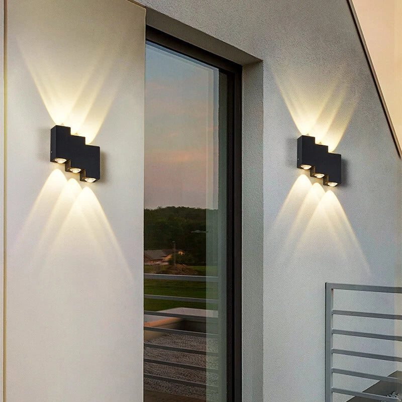 Applique LED AX232, Esterno, 6 Sorgenti, 6W, Nero, 3000K Applique da esterno Titolo predefinito Alessandro Design