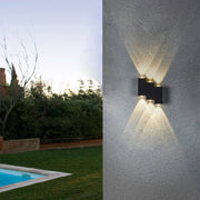 Applique LED AX232, Esterno, 6 Sorgenti, 6W, Nero, 3000K Applique da esterno Titolo predefinito Alessandro Design