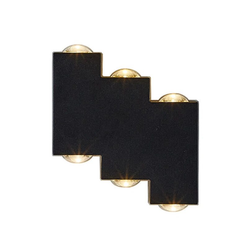 Applique LED AX232, Esterno, 6 Sorgenti, 6W, Nero, 3000K Applique da esterno Titolo predefinito Alessandro Design