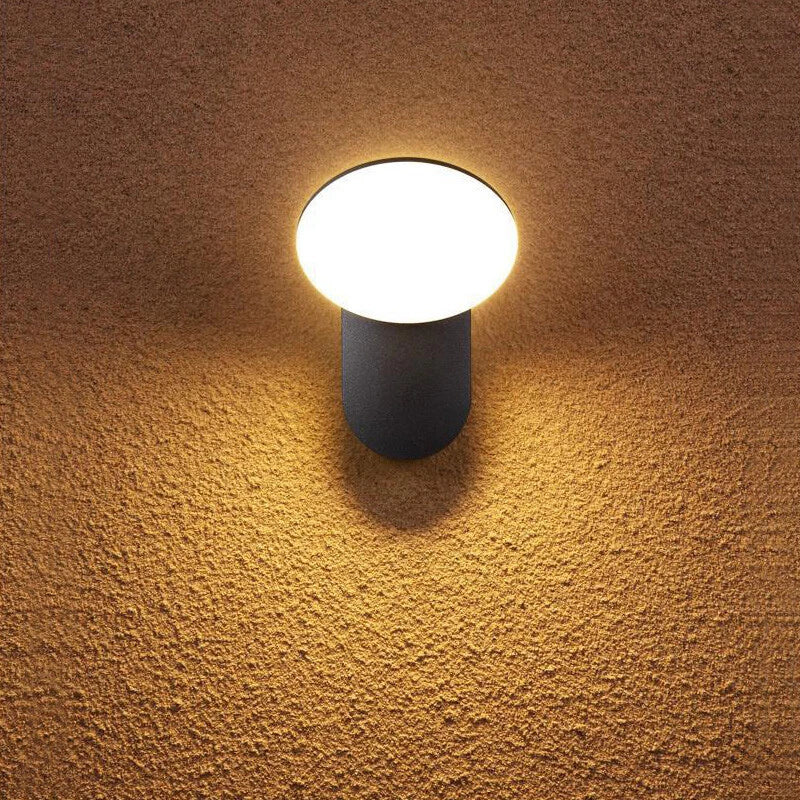 Aplica LED de Exterior 10W, AX165, Lumina Calda 3000K, Negru