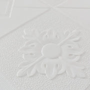 Set di 10 sfondi autoadesivi in ​​schiuma morbida 3D, 70 cm x 70 cm x 2 mm, titolo predefinito dello sfondo 3D bianco Alessandro Design