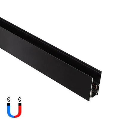 Binario Applicato per Proiettori Magnetici, 1m, Binario Magnetico Nero Titolo predefinito Alessandro Design