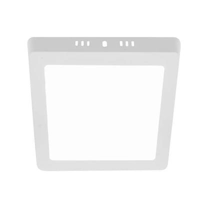 Spot LED applicato, 12W, 6400K, metallo e acrilico, bianco