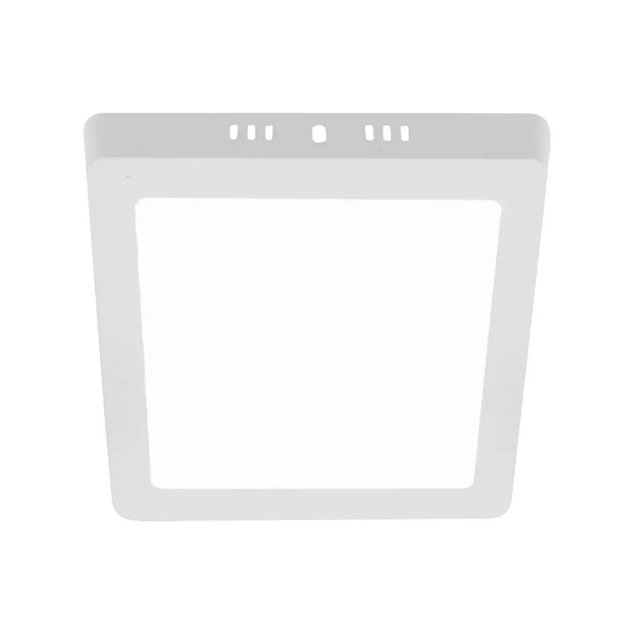 Spot LED applicato, 12W, 6400K, metallo e acrilico, bianco