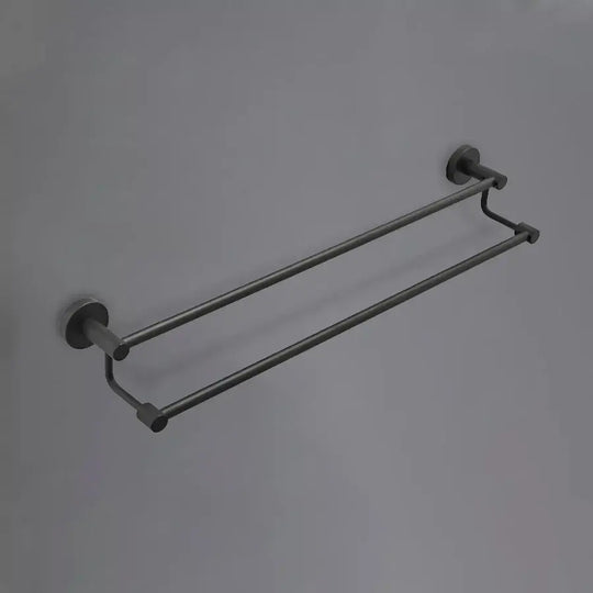Portasciugamani Doppio Nero GJ/203B Portasciugamani Titolo predefinito Alessandro Design