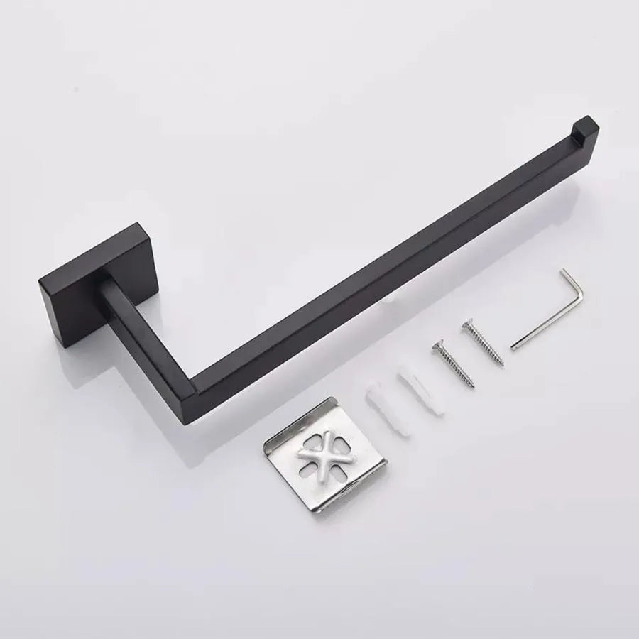 Portasciugamani Nero GJ628 Portasciugamani Titolo predefinito Alessandro Design