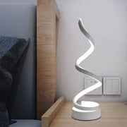 Veioza LED Genom, 24W, Luce Fredda/Calda/Neutra, Plastica e Metallo, Bianco Veioze & Lampadare Titolo predefinito Alessandro Design