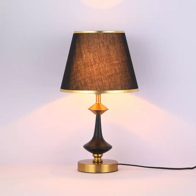 Veioza Shreya 1x E27 Nero Oro