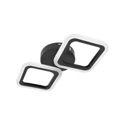 Lampadario LED PULSARIS 27W, 2 Quadrati, Luce Fredda/Calda/Neutra, Nero Lampadari LED Titolo predefinito Alessandro Design