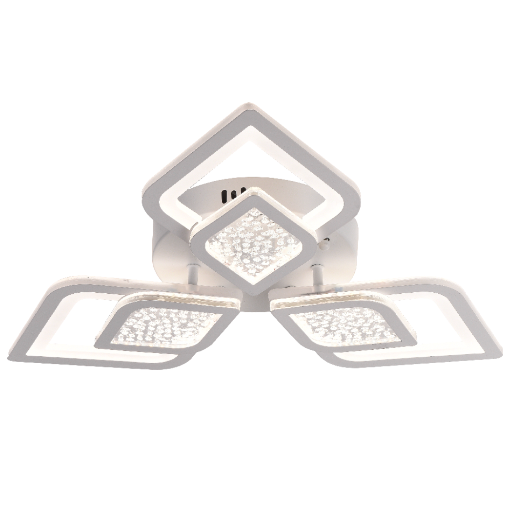 Lampadario a LED con telecomando DALIA 67W, 3 Petali, Luce Fredda/Calda/Neutra, Dimmerabile, Lampadario a LED con telecomando Bianco Titolo predefinito Alessandro Design