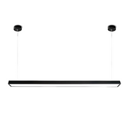 Lampadario a sospensione LED DARIN, 120cm, 23W, Altezza Regolabile, Luce Fredda, Lampadari Moderni Nero Titolo predefinito Alessandro Design