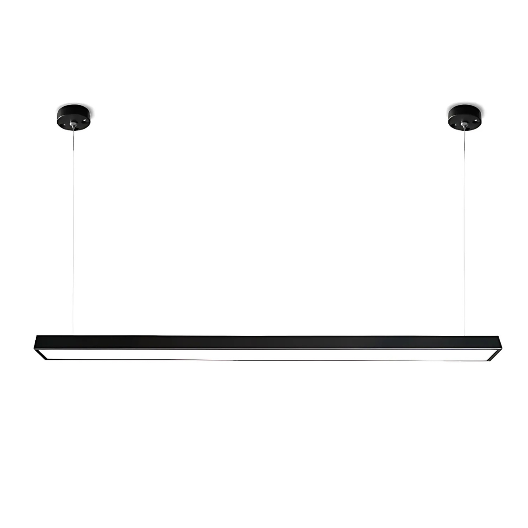 Lampadario a sospensione LED DARIN, 120cm, 23W, Altezza Regolabile, Luce Fredda, Lampadari Moderni Nero Titolo predefinito Alessandro Design