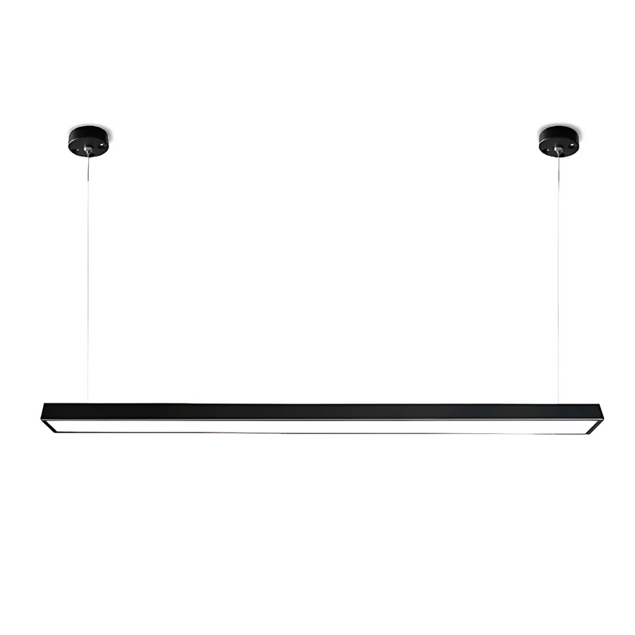 Lampadario a sospensione LED DARIN, 120cm, 23W, Altezza Regolabile, Luce Fredda, Lampadari Moderni Nero Titolo predefinito Alessandro Design
